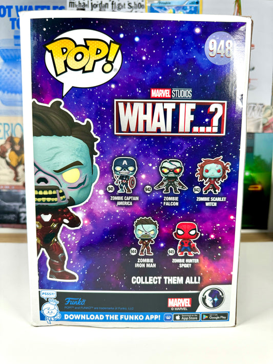 Funko Pop! Marvel Studios WHAT IF..? Zombie Iron Man Jumbo