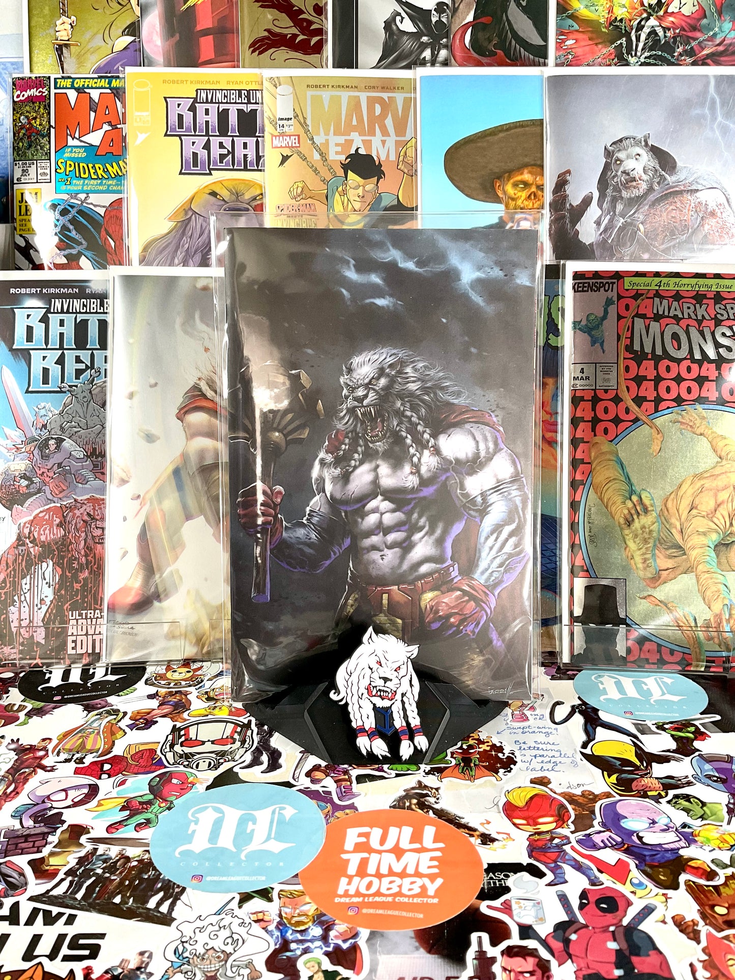 Invincible Universe: Battle Beast #1 Lucio Parrillo Virgin Foil FanExpo Dallas Exclusive