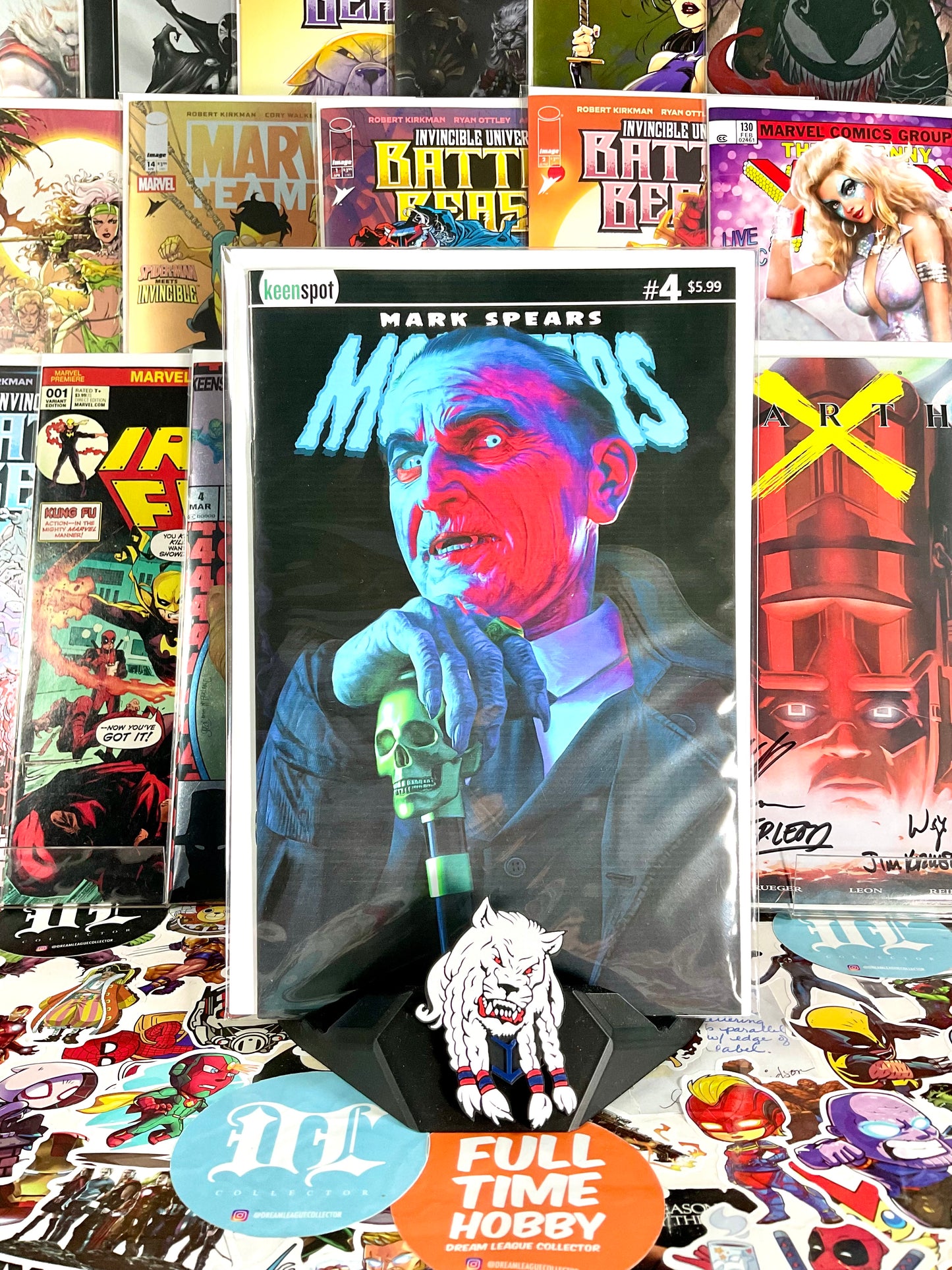 Monsters #4 Mark Spears Dracula Cover