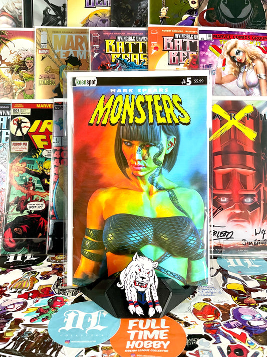 Monsters #5 Mark Spears Girl With The Snake Tattoo Cover