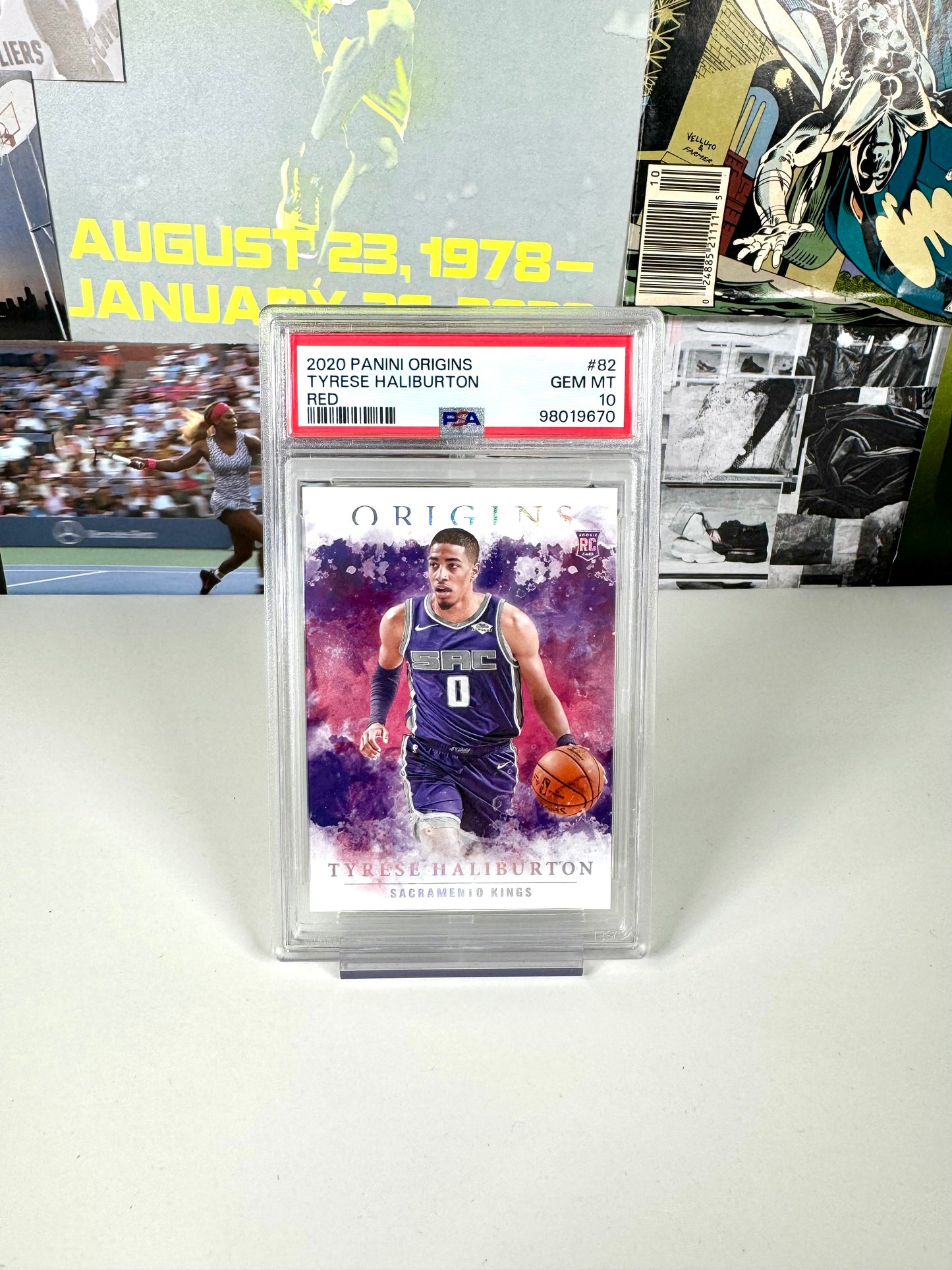 2020 Panini Origins Tyrese Haliburton Red RC #82 PSA 10 (Pop 5!)